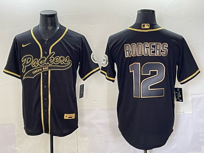 Men Green Bay Packers #12 Rodgers black Nike NFL 2025 jersey 03->indianapolis colts->NFL Jersey